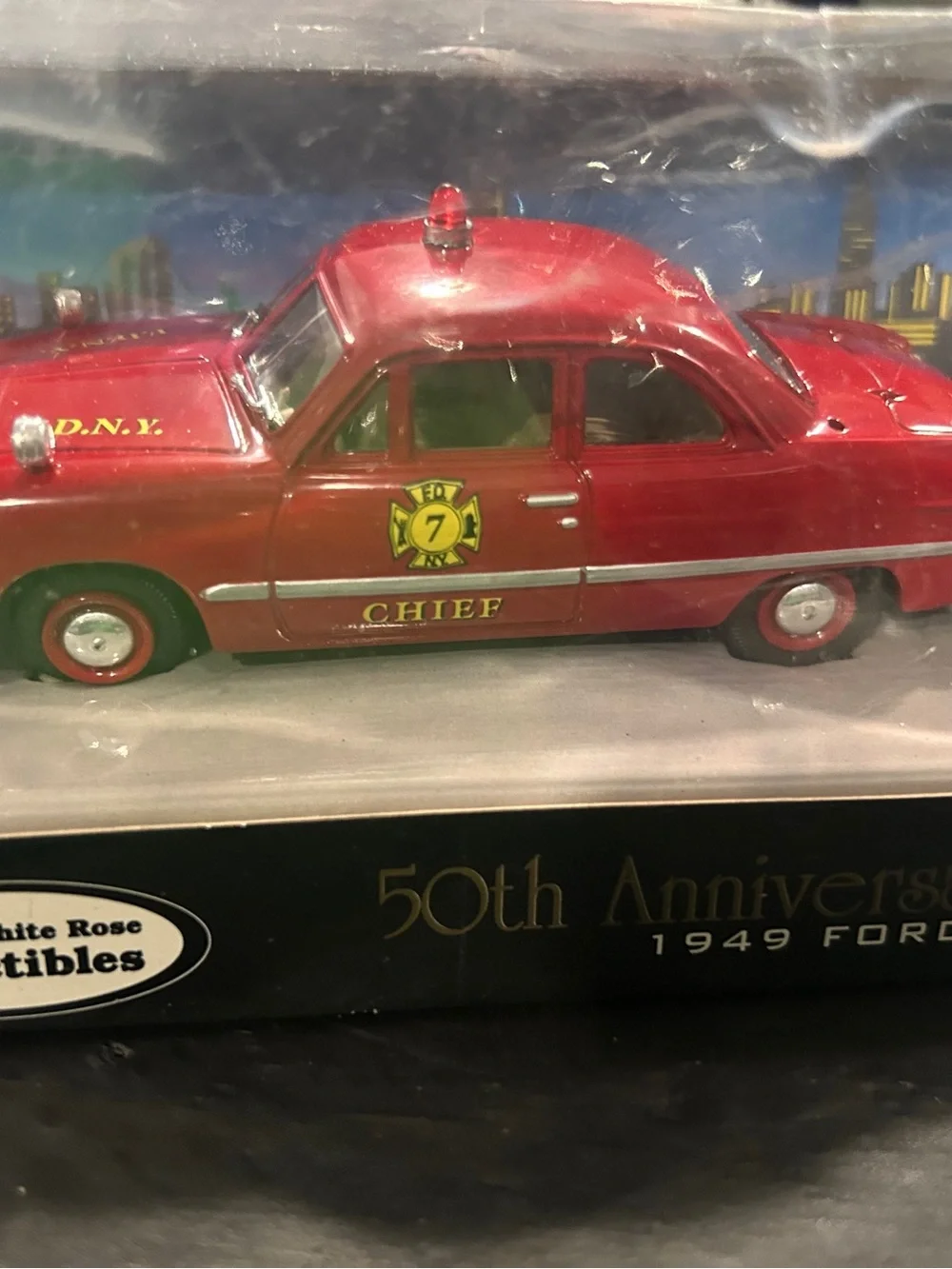 Ford Red 1949 Chief Die-Cast Car - Collectible